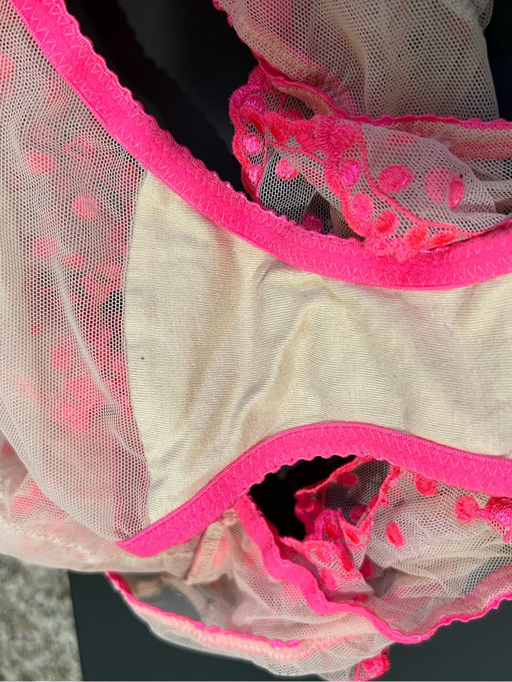 Agent Provocateur Sheer Ruffle Polka Dot Bikini Brief sz3 - Picture 5 of 5